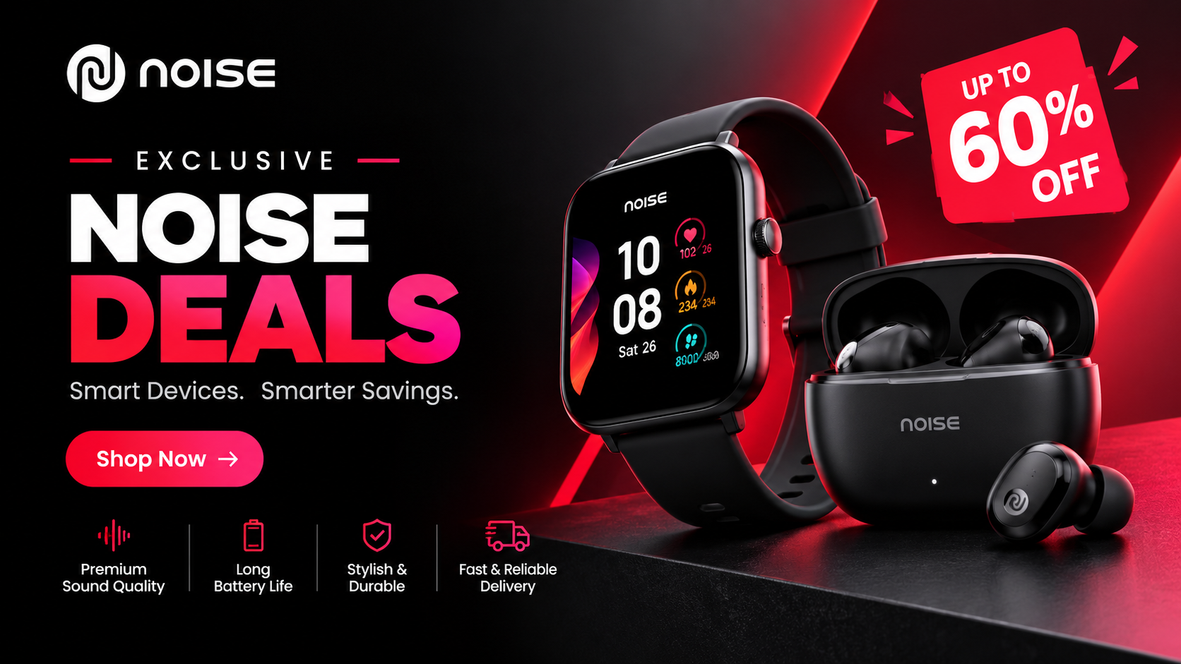 Grab Exciting Offers on Noise Gadgets